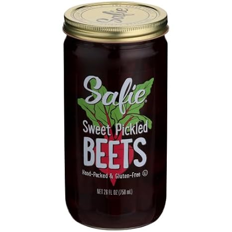 Sa.fie Sweet Pickled Beets 26 oz (Pack of 6)