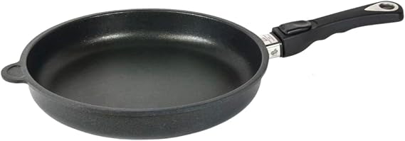 AMT Gastroguss Lotan AMZN-528-Z20B Frying Pan Diameter 28 cm Height 5 cm Removable Handle Not Suitable for Induction Cookers Non-Stick Coating Cast Aluminium