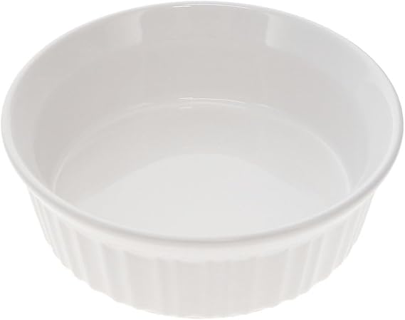 CorningWare FS24 (24oz) French White Ceramic Casserole Dish