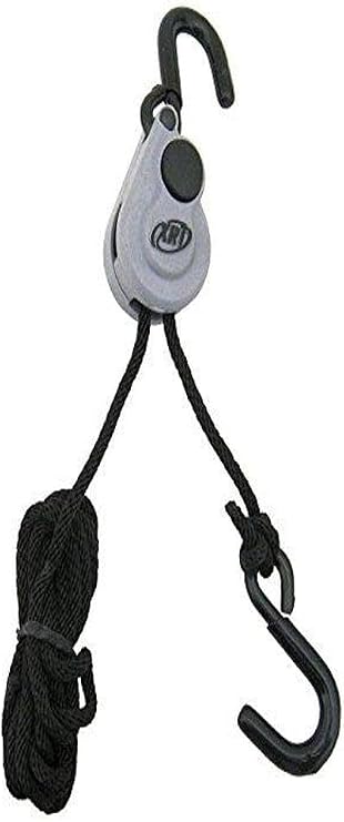 Progrip 403420 XRT Rope Lock Tie Down w/Push Button Release for Cargo Transport and Control: 5 1/2' x 1/8" (Pack of 2)