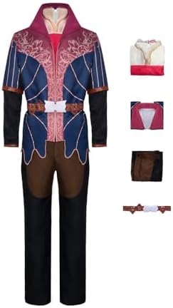 Adult BG3 Astarion Costume for Men Cosplay Astarion Baldurs Gate Costume Full Suit Halloween Outfits