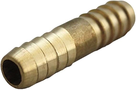Brass 1/2 in. D X 1/2 in. D Hose Mender 1 pk