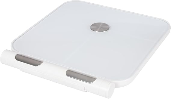 8 Electrode Body Fat Scale with Bluetooth App - Smart Digital Body Composition Analyzer, Accurate Weight & BMI Health Monitor for Home Fitness (B)