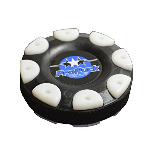 Proguard Sports Roller Hockey Puck, ProPuck Hockey Puck with Wheels and a Knurled Side for Controlled Passing and Shooting, Street Pucks for Training