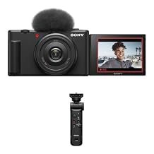 Sony ZV-1F Vlogging Camera with Vlogger Accessory Kit (Black)