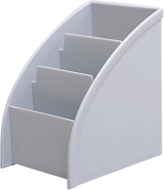 Desk Organizer Trapezoid Remote Control Holder Creative Tabletop Organizer for Study Office Living Room Dresser