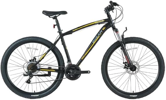 Bisan Bisan Mts 4600 Erkek Dağ Bisikleti 48Cm Md 29 Jant 21 Vites Mat Siyah Sarı