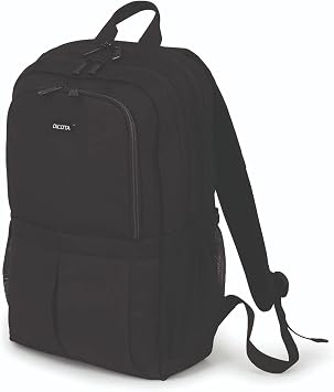 Dicota Backpack Eco Scale - Notebook Carrying Backpack - 15" - 17.3" - Black, Transparent, One Size, D31696