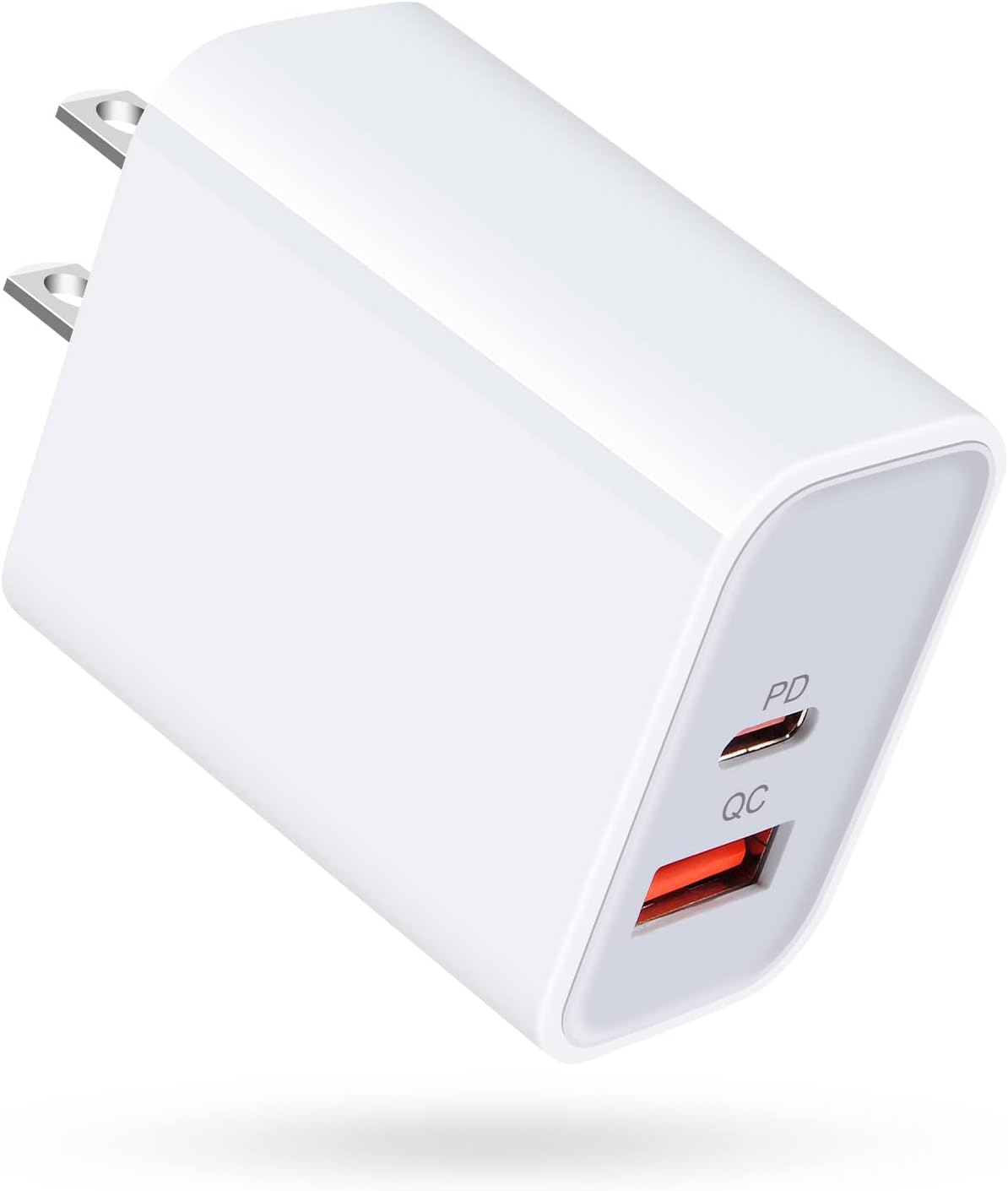 Pixel 10 Pro XL Fast Charger, 20W USB C Power Adapter for Google Pixel 10 9 Pro XL Fold 8a 8 8Pro 7a 7 7Pro 6a 6 6Pro 5 4 4a 4XL 3 3a 3XL 2XL, Dual Port Type C Wall Charger Fast Charging Block