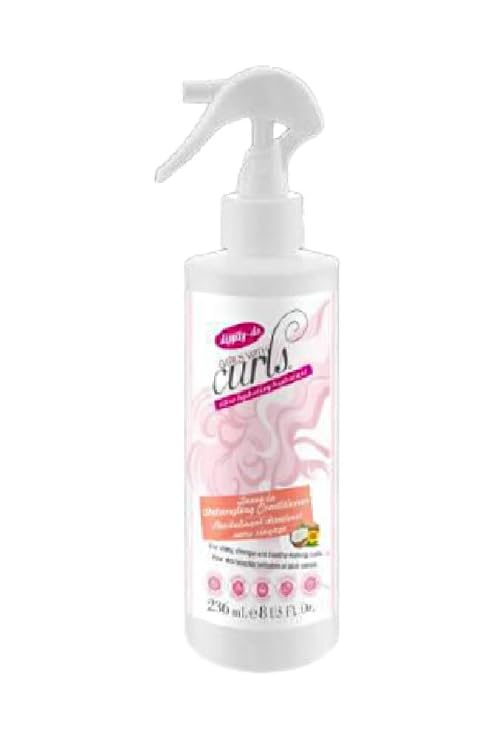 Dippity-do Girls With Curls Coconut Leave In Detangling Conditioner Detangler 8 Oz.