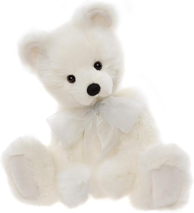Charlie Bears Little Bean Teddy Bear - Soft and Cuddly 14.5" Plush Toy, Ages, Great Gift for Any Occasion