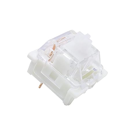 Outemu RGB Switches, 3 Pin Dust-Proof HotSwappable Switches- DIY Replacement Pack for Mechanical Keyboard (White, 12)