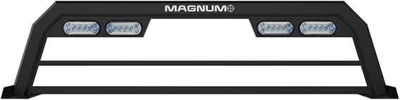 Magnum 18" High Service Body Rack with Lights Fits Cab Chassis