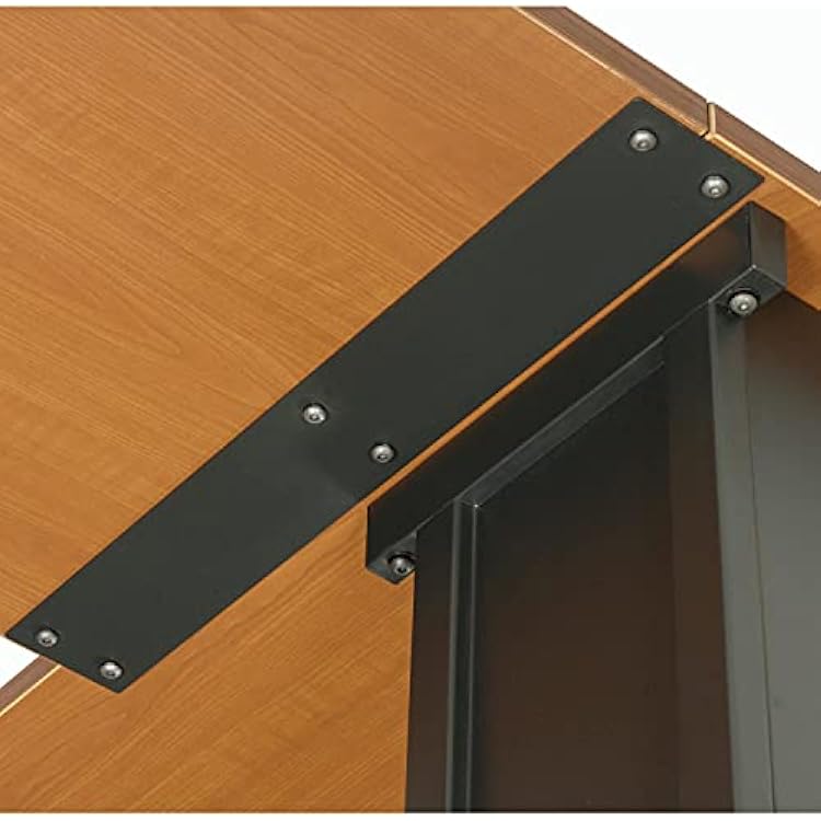 Global Industrial Table Top Connector Bracket, Metal, Black