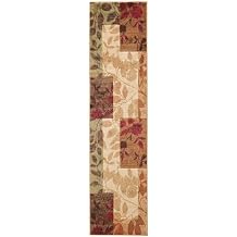 Home Dynamix Amelia Modern Area Rug | 9'2" x 12'5" Rectangle | Beige/Green/Red