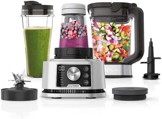 Ninja Foodi Power Nutri 1200W 3-in-1 Blender, Silver CB350UK