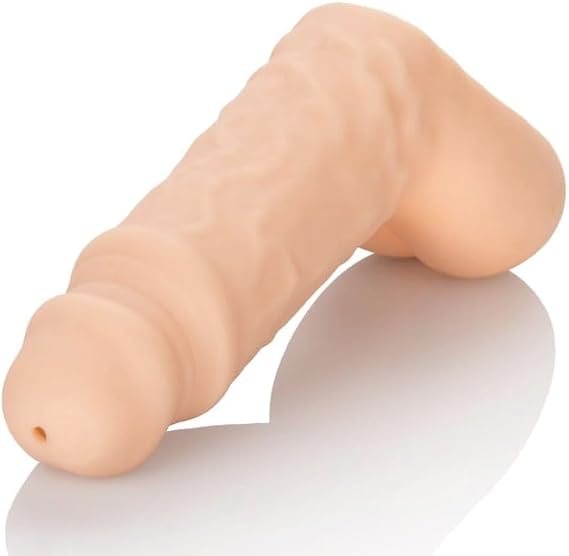 Stand-to-Pee Realistic Soft Silicone Hollow Packer RJ26838