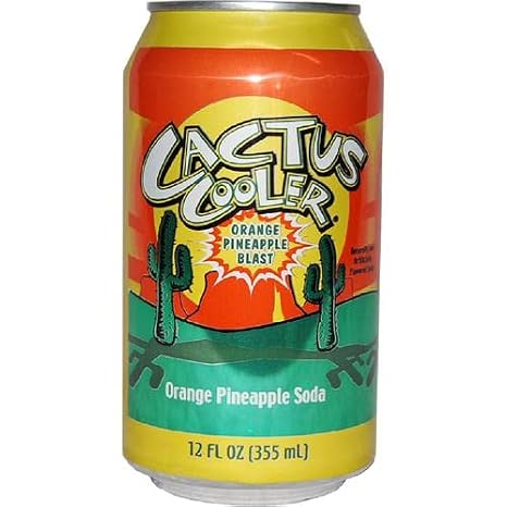 Cactus Cooler Orange Pineapple Soda Pop