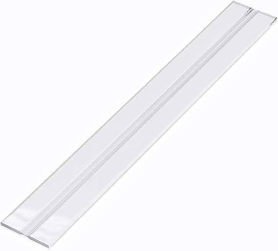 3x Clear 300mm (11 13/16 in) Low Profile Flexible Living Hinges