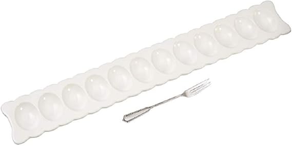 Mud Pie Deviled Egg Long Tray Set