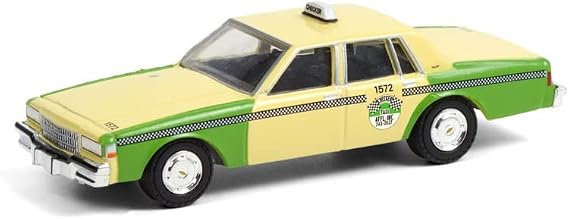 Greenlight 30233 1987 Chevy Caprice - Chicago Checker Taxi Affl Inc (Hobby Exclusive) 1:64 Scale