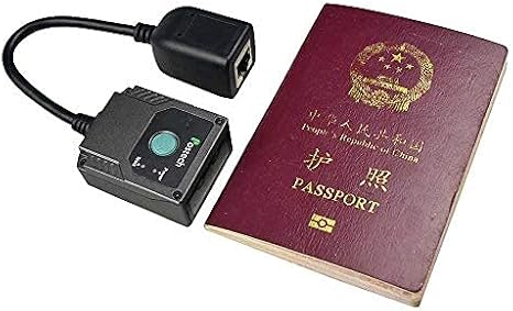 Mrz Code Reader Ms430 Passport, Fixed Mount with Ir/Light & AEC | Ocr 2D Qr Barcode Scanner USB Rs232 for Duty-Free Shop & Travel Agent