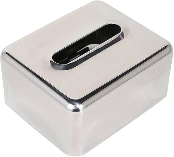 Dulton TD08-313S Tissue Dispenser Half Tissue Case, Half Silver, Stainless Steel Tissue Dispenser, Holder, Flat Laying, Wall Hanging, Easy Refill, Round Corner, Height 2.8 inches (7.2 cm), Width 5.7