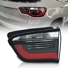 KARPAL Inner Rear Brake Lamp Tail Light Right Passenger Side Compatible with 2017-2021 Jeep Compass Replace 68517556AA 55112684AA CH2803117