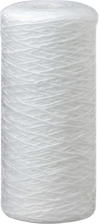 Pentair OMNIFilter RS22 Sediment Water Filter, 10-Inch, Whole House Heavy Duty Big Blue String Wound Replacement Cartridge, 10" x 4.5", 5 Micron, White
