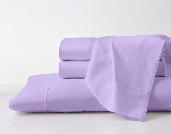 Giza Twin XL - 800-Thread-Count Giza Cotton Sheets Bedsheet 100% Egypt Grown Long Staple Giza Cotton Soft Sheets, 21-Inch Deep Pockets 4-PC 800TC Sheets Set - Lilac