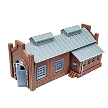 Outland Models Railroad Layout Locomotive Shed/Engine House (1-Stall) 1:160 N Scale