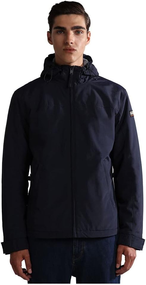 Napapijri Jacket 38 It Jacket Man Polyester Blue Navy Xl Eu