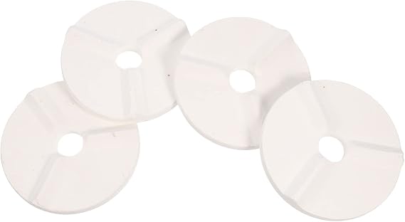 CIMAXIC 4pcs Kiln Gasket Kiln Tool Ceramic Pottery Supplies Kiln Supporting Supplies Kiln Supporting Tools Sculpting Ceramics Tool Glass Holder Triangle Pottery Tools Aluminum Oxide White, 8.5X8.5cm