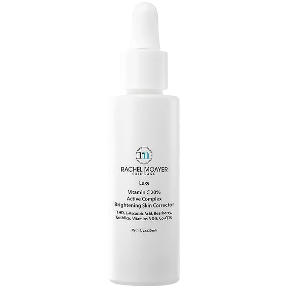 Rachel Moayer Luxe Vitamin C 20% Serum - Brightening Skin Corrector, Dark Spot Remover for Face, Anti-Aging, Vitamin C Brightening Serum