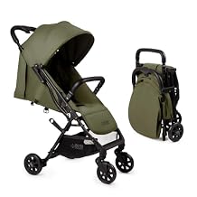 Lightweight Travel Stroller for Baby & Toddlers - Easy Fold & Compact Stroller with Canopy, Storage Basket, Multi-Position Recline & Convenient One-Hand Fold (Green)