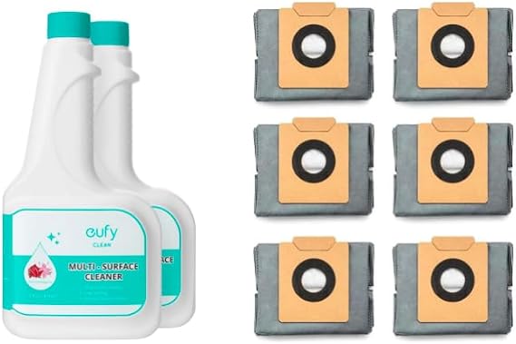 eufy official Hard Floor Cleaner*2 + Dust Bag*6