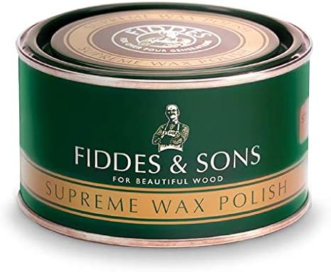 Fiddes & Sons Supreme Wax Polish for Furniture Doors, Floors, Cabinet Work, and Paneling, Stripped Pine