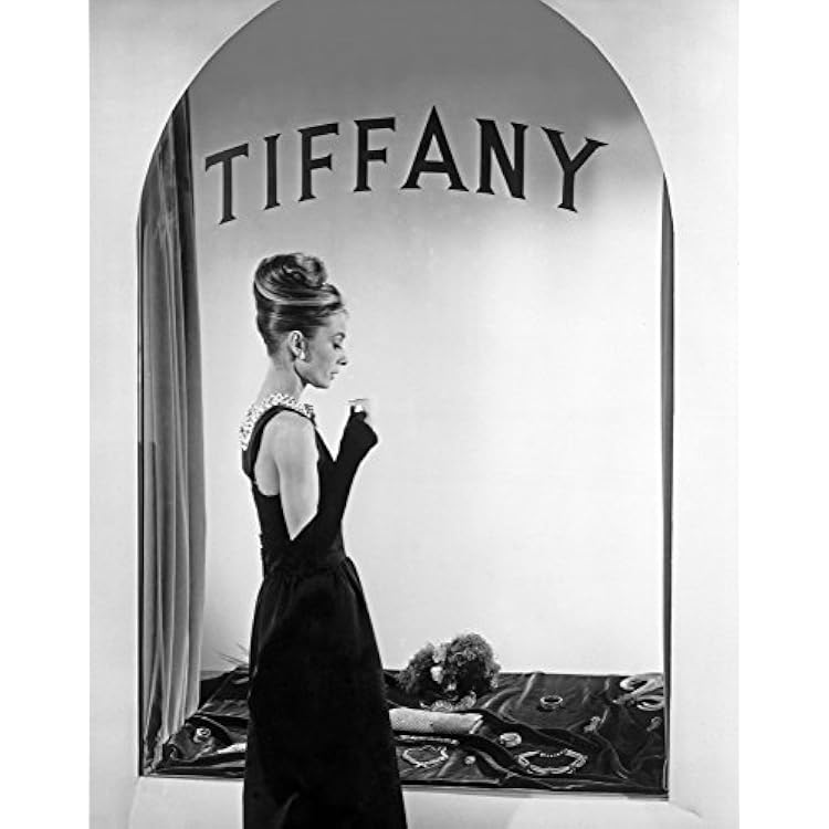 Audrey Hepburn Publicity Still in Front of Tiffanys Window Photo Print 24 x 30