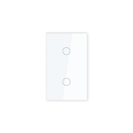 Zigbee Switch Need Neutral Wire Need Zigbee Hub,White 2 Button