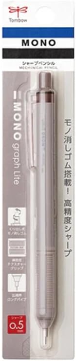 Tombow Mono Graph Lite Mekanik Kalem, 0,5 mm, Gri Kahverengi [DPA-122E]