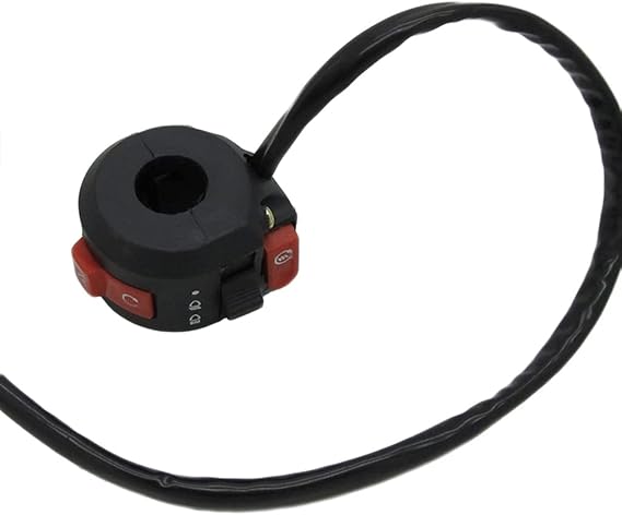 Handle Control Switch Assembly, 3-Function Left Switch Assembly with Choke Lever for 50 cc 70cc 90 cc 110cc 125 cc ATVs Quad 4 Wheeler Taotao SunL Coolster
