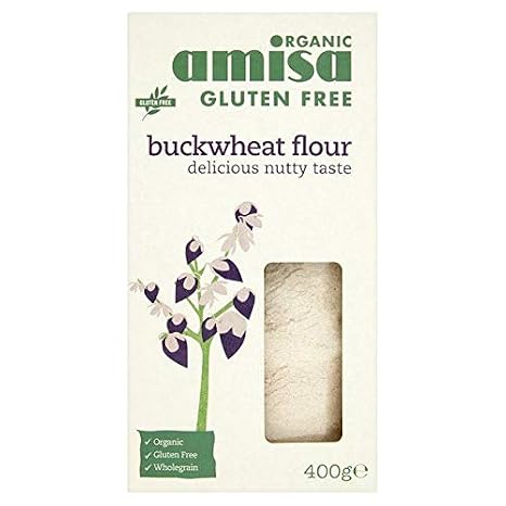 Amisa Organic Gluten Free Buckwheat Flour - 400g (0.88 lbs)