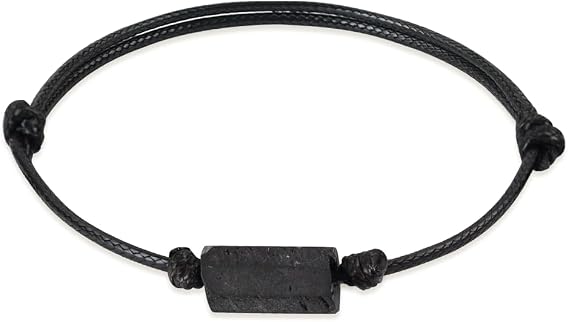 Natural Black Tourmaline Adjustable Charm Bracelet for Men & Women - Protection Bracelet for Good Luck, Positive Energy