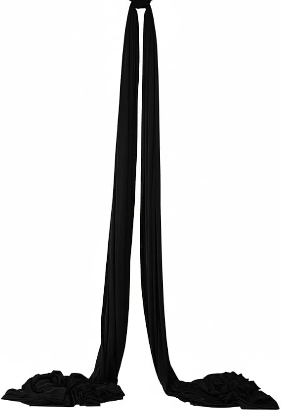 Aerial Rig, Aerial Yoga Stand, 10 FT Frame, 13 YD Fabric, 550 LB Capacity | Houseables Ariel Silk, Arial Yoga Silk, Ariel Swing, Trapeze Swing, Hammock, for Gymnastics, Acrobatics, Indoor, Portable