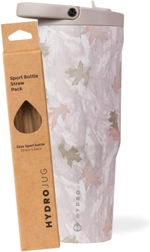 HydroJug Camo 32oz Sport + Replacement Straws
