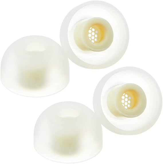 AZLA MAX Standard Earbud Tips, Medical Silicone Replacement (L (2-Pair Set))