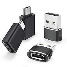 Elebase USB C to USB Adapter 4Pack,USBC Male to USB 3.0 Female MacBook Pro Air Adaptor,Type C Thunderbolt 3 OTG Converter for Flash Thumb Drive,Apple iPhone 17 17e 16,iPad mini,Mac,Samsung S26 S25 S24