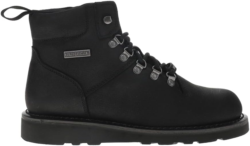 Harley-Davidson Footwear Mens Denway Motorcycle Casual Boots Ankle - Black