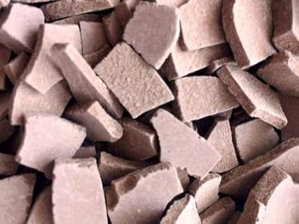 RED Edible Clay Chunks (lump) Natural for Eating (Food), 4 oz (110 g)