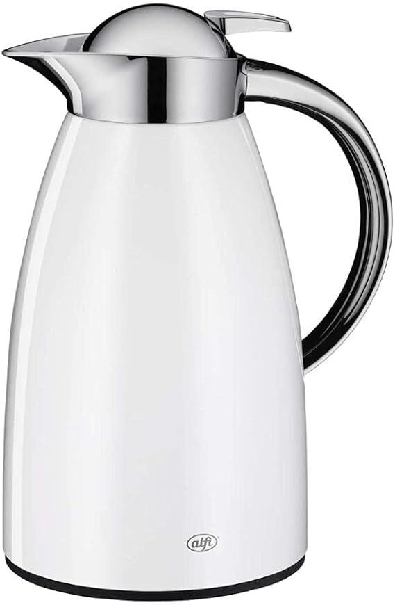 alfi Signo 1421211100 Insulation Jug - Varnished Stainless Steel - 1 l - Alpine White